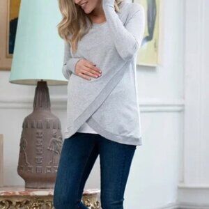 Seraphine "Sybil" maternity/nursing sweater (size XS)
